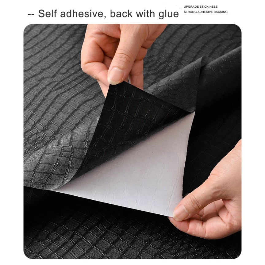 Self adhesive Waterproof Black Series Wallpaper PVC Wall Sticker Home Decor Bedroom Living Room Furniture Renovation