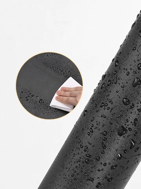 Plain Black Wall Paper Size 8m to 10m x 45cm