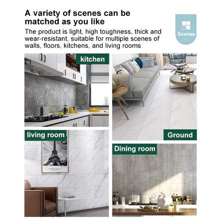 Flexi Marble Sheet Imitation Ceramic Waterproof Wall Sticker Marble Sticker Marble Wallpaper Thickened XPEBoard