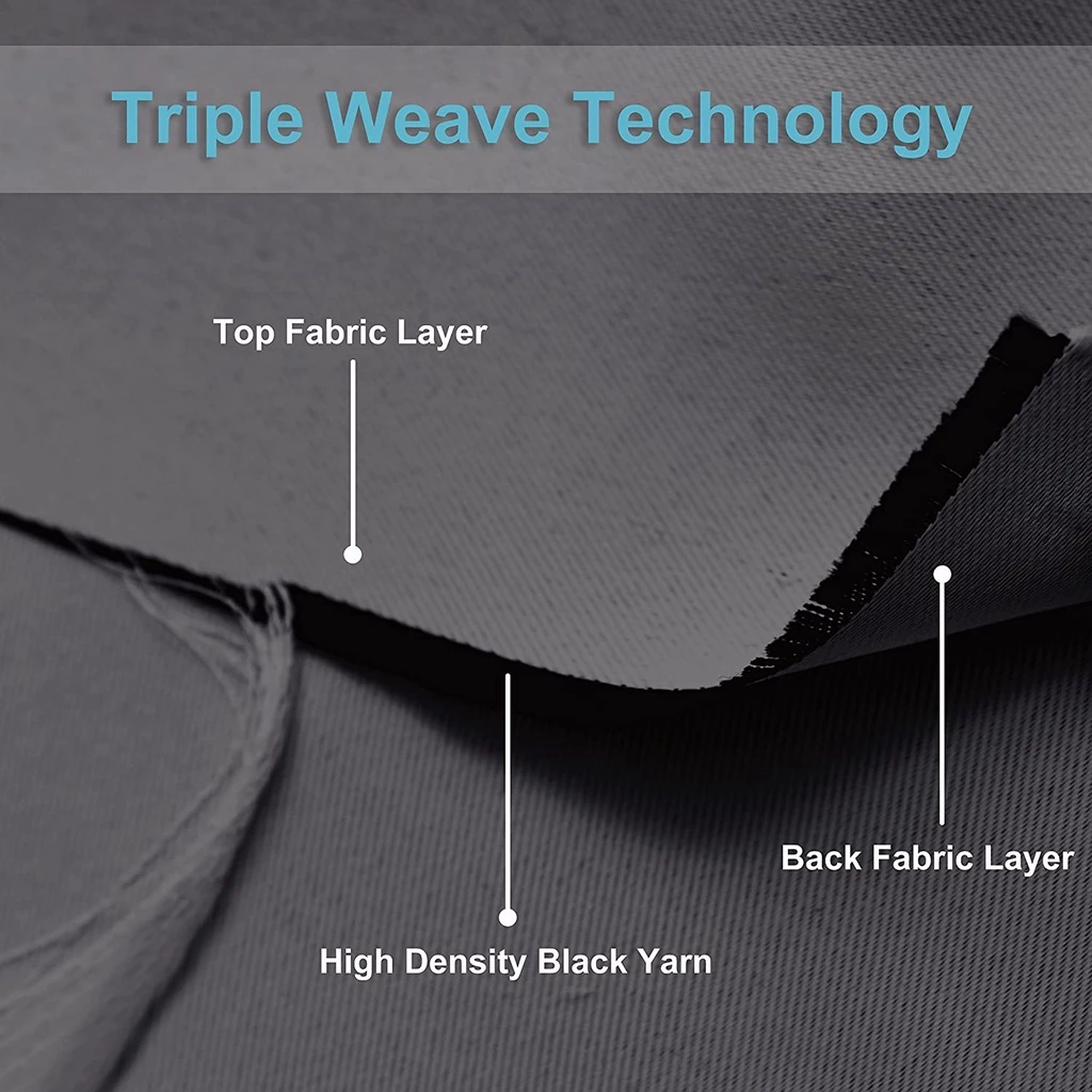 90% Blackout Curtain Langsir for Sliding Door Sunblock Curtain for Living Room Master Bedroom Murah Window Panel Soft & UV Sunproof