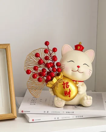 Lucky Cat Ornaments Housewarming Joy New Home Decoration Moving In-House Good Fortune Ceremony Supplies House Gifts