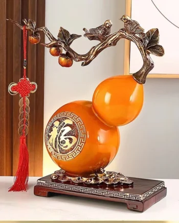 Living room home decorations, lucky gourd ornaments, high-end gifts