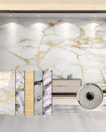 Flexi Marble Sheet Imitation Ceramic Waterproof Wall Sticker Marble Sticker Marble Wallpaper Thickened XPEBoard