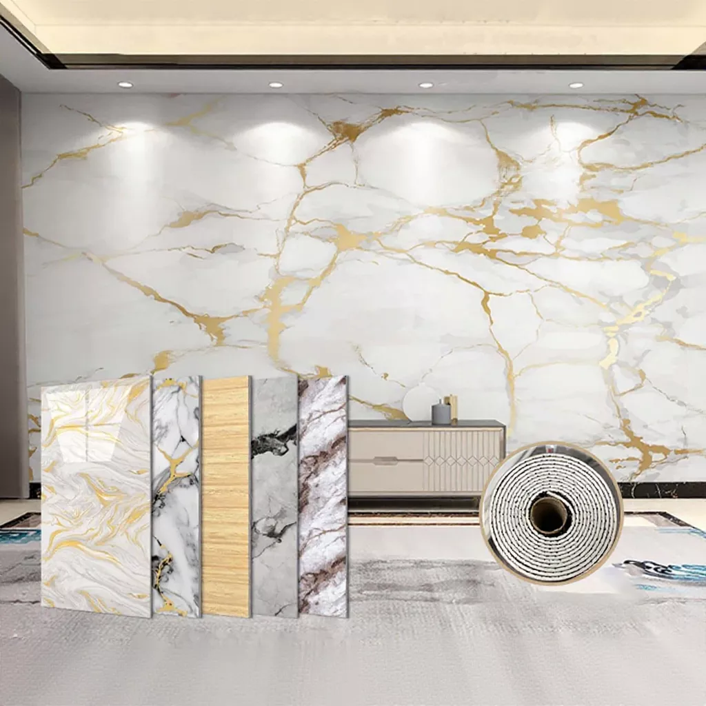 Flexi Marble Sheet Imitation Ceramic Waterproof Wall Sticker Marble Sticker Marble Wallpaper Thickened XPEBoard