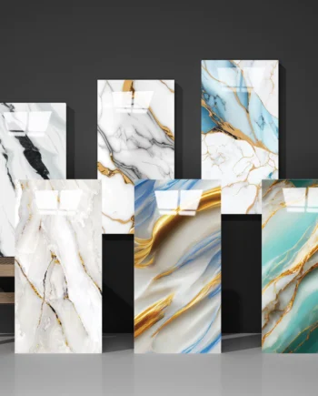 30x60cm wall sticker Marble Wall Tile Paper Kitchen Wall Sticker Wall Paper Bathroom Wallpaper Waterproof Tile Sticker